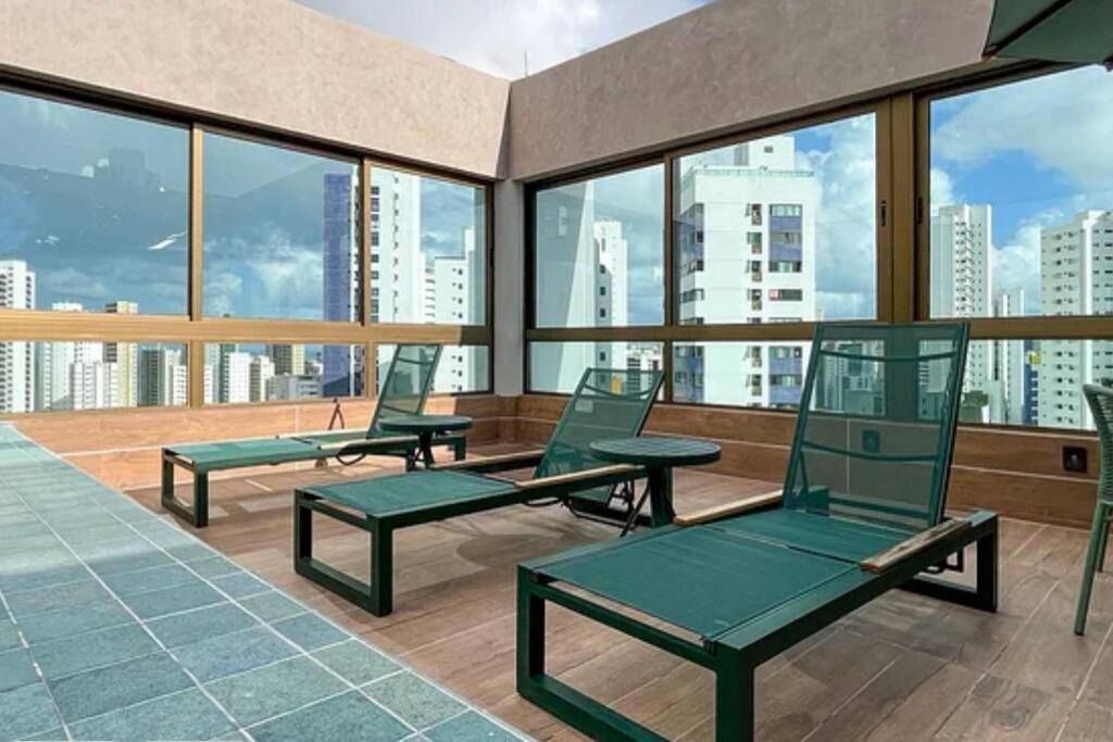 Flat Em Boa Viagem Ap 1007 - Rooftop470 *